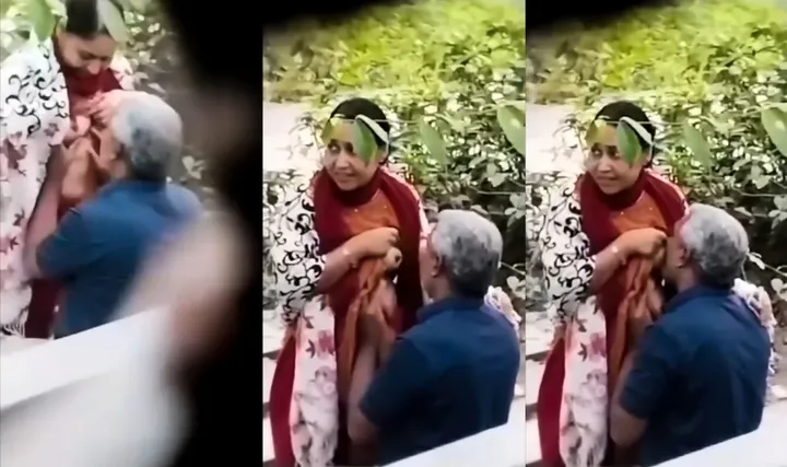 Desi Old Man Sucking Aunty Boobs Hidden Recording